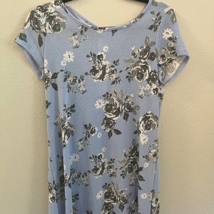 Mia & Tess — Blue Floral Dress